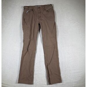 Ariat Rebar Perfect Rise Straight Cargo Work Pants Brown 27R